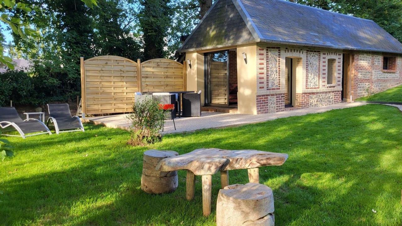 Maison En Normandie "La Herissonnerie" Saint-Eustache-la-Foret Luaran gambar